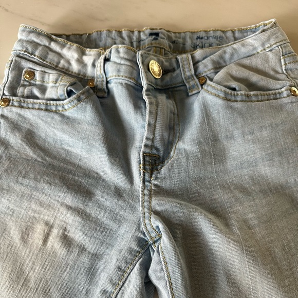 7 For All Mankind Big Girls' The Skinny Jeans Size 8 - Picture 10 of 10